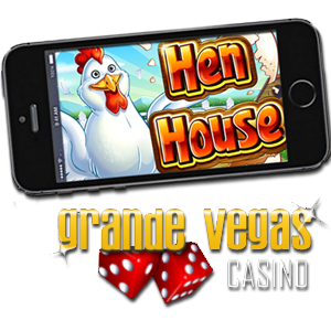 $150 Bonus Plus 25 Free Spins on New Henhouse Mobile Slot at Grande Vegas Mobile Casino