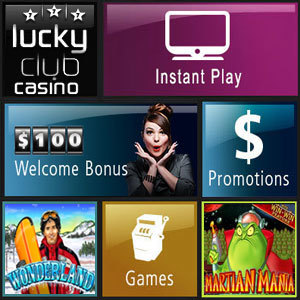 New Instant Play Casino Games at Lucky Club Give Double Comp Points this Week