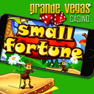 $150 Mobile Casino Bonus Available at Grande Vegas Casino for New Small Fortune Mobile Slot