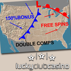 Pick the Casino Bonus that Suits You Best during May Bonus Storms at Lucky Club