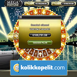 Finnish Casino Player Scoops €109,751 on Kolikkopelit.com’s Mega Fortune Game