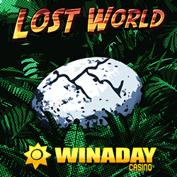 Free Spins and Shifting Reels featured in WinADay’s New Lost World Slot — $24 Freebie till Saturday