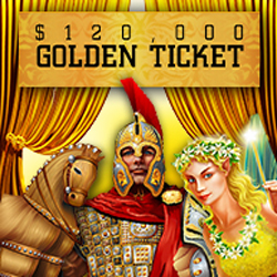 Golden Ticket Casino Bonus Event Awarding $120,000 in Prizes at Intertops