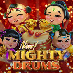 Everygame Casino is Giving 50 Free Spins on New Mighty Drums Slot with Golden Symbols and 4 Jackpots