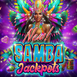 Everygame Casino Giving Free Spins on Exotic NewSamba Jackpots Slot with Wild Reels and 10 Jackpots