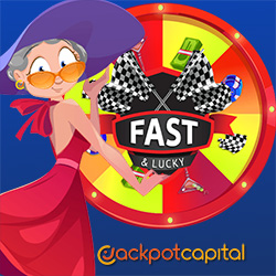 Buckle up and Spin Jackpot Capital’s “Fast & Lucky” Bonus Wheel Generous bonuses and free spins awarded playing three dazzling Spin Logic slots