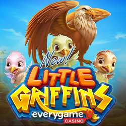 Everygame Casino is Giving 50 Free Spins on the Mythical New Little Griffins Slot with Multiplier Wilds and an Epic Progressive Jackpot